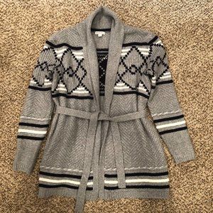 Merona gray sweater cardigan